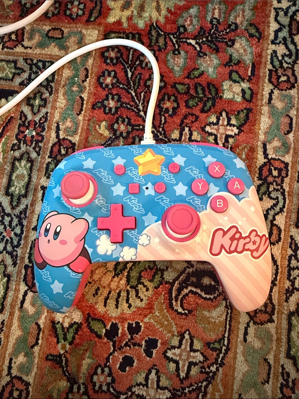 Kirby Nintendo Switch wired controller